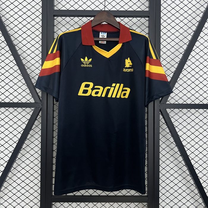 Roma 1991-1992 Third Away Retro Shirt - 图片 3