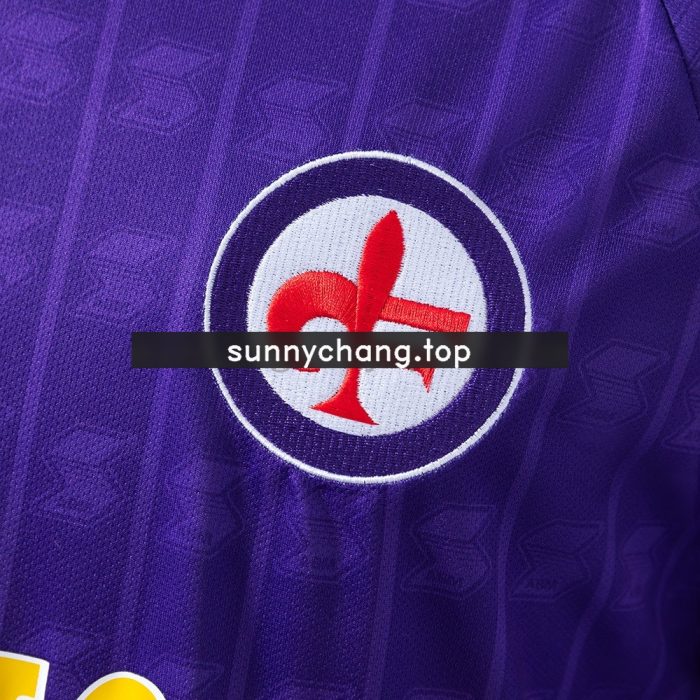 Fiorentina 1989/1990 Home Retro Shirt - 图片 4