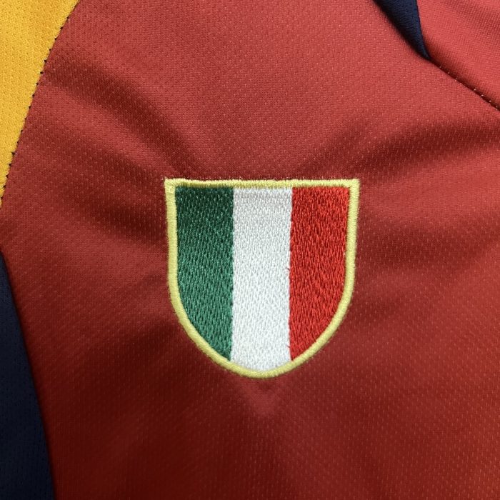 Roma 2001/2002 Home Kids Jersey - 图片 7