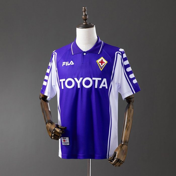 Fiorentina 1999/2000 Home Retro Jersey S-XXL - 图片 8
