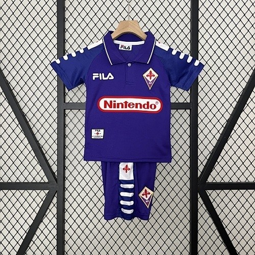 JER-6165_1 Fiorentina 1998 Home Kids Jersey - 图片 1