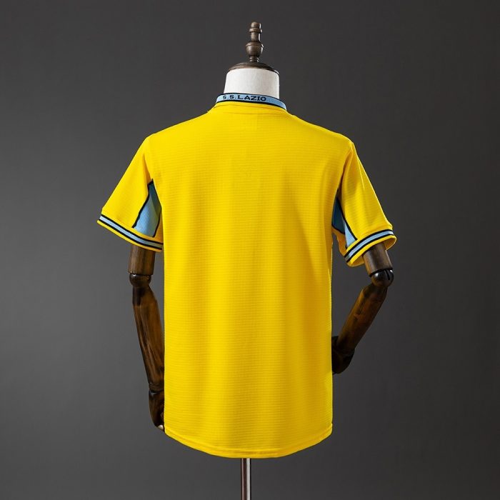 Lazio 1998-1999 Retro Shirt Yellow - 图片 7