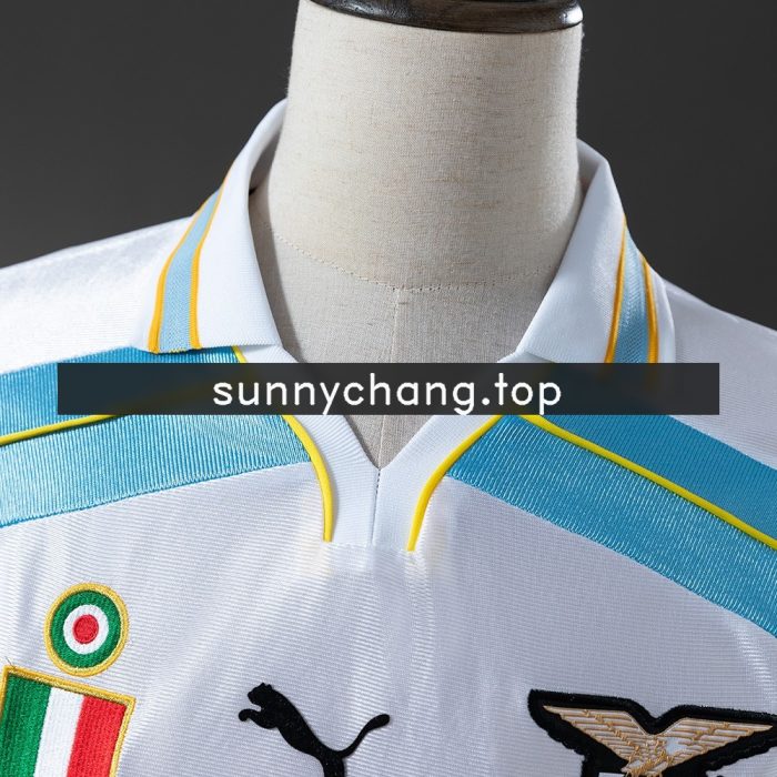 Lazio 1999-2000 Centenary Retro Jersey - 图片 8