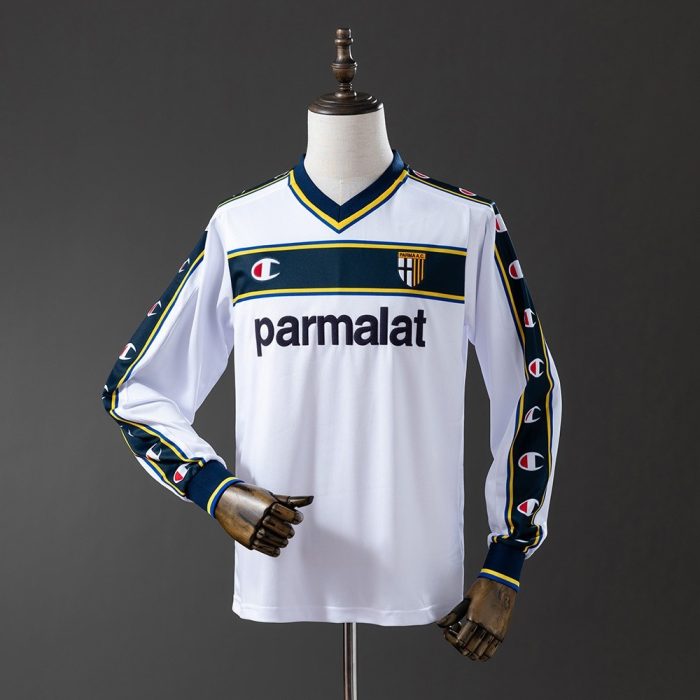 Parma 2002/03 Away Long Sleeve Retro Jersey - 图片 8