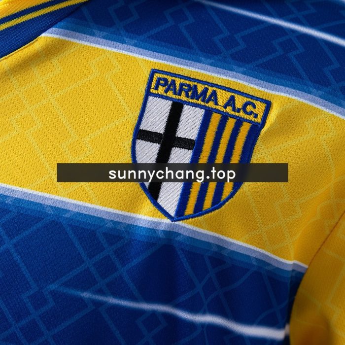 Parma 1998-1999 Home Long Sleeve Retro Jersey - 图片 4
