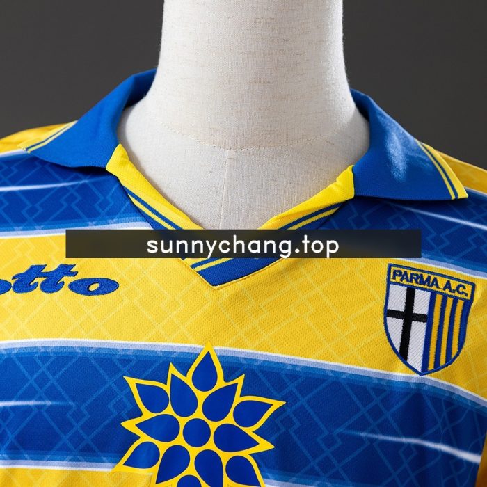Parma 1998-1999 Home Long Sleeve Retro Jersey - 图片 6