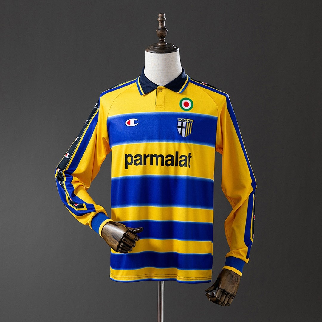 Parma 1999-2000 Home Long Sleeve Retro Jersey