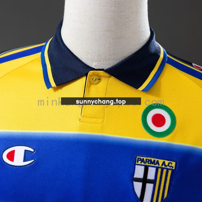 Parma 1999-2000 Home Long Sleeve Retro Jersey - 图片 6