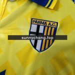 Parma 1995-1997 Retro Yellow Jersey - 图片 4