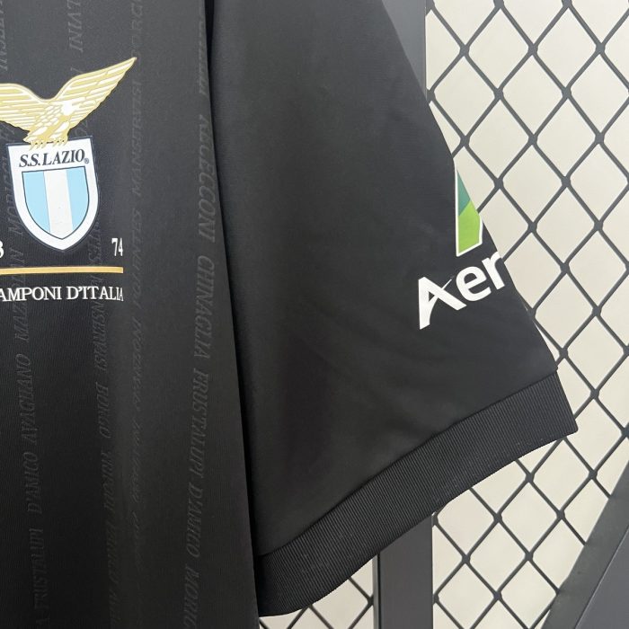 24/25 Lazio 50th Anniversary Black Jersey - 图片 4