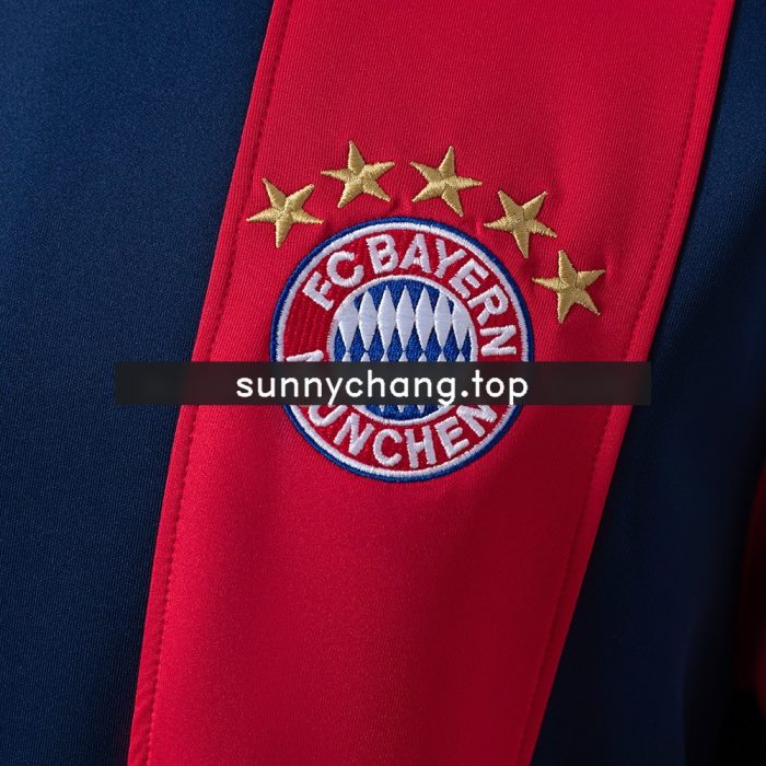 Bayern Munich Long-sleeved Sweatshirt - Red & Cyan - 图片 6