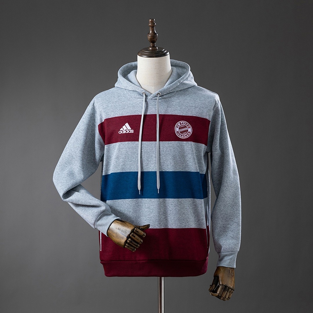 Bayern Munich 2014-2015 Hooded Sweatshirt - Grey