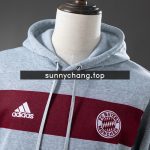 Bayern Munich 2014-2015 Hooded Sweatshirt - Grey - 图片 9