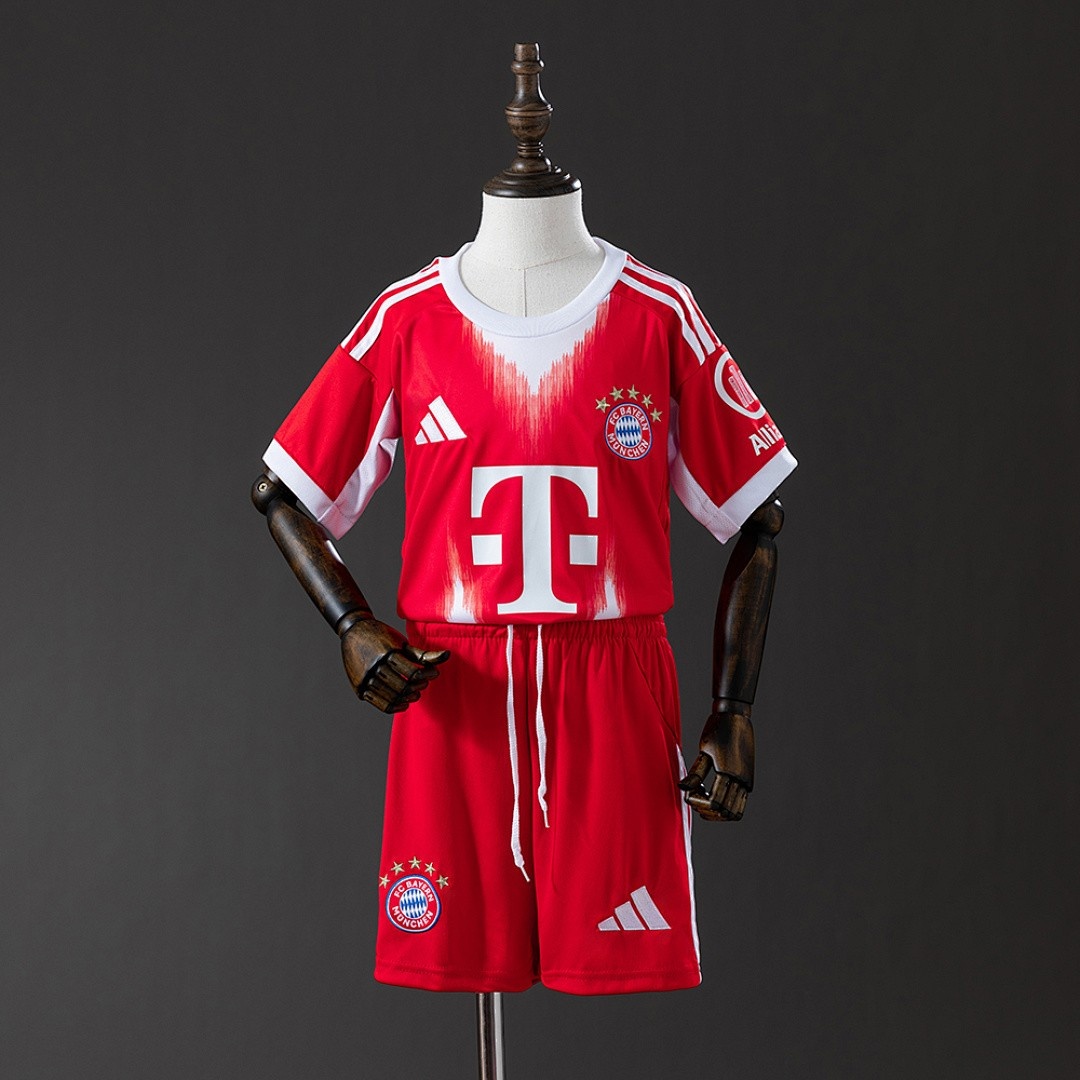 JER-6259_1 Bayern Munich 25/26 Home Kids Jersey - 图片 1