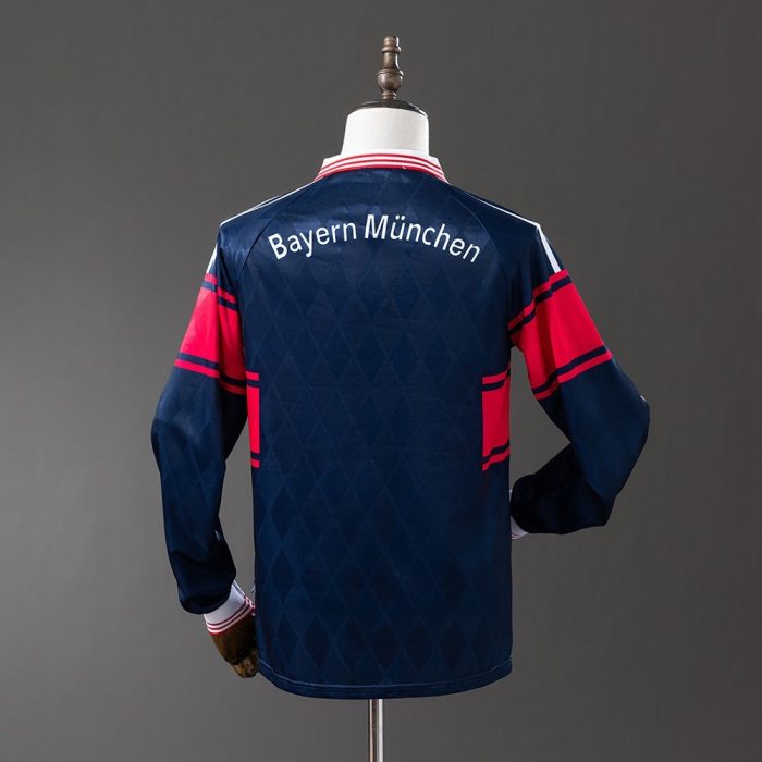 Bayern Munich 1997-1998 Away Long Sleeve Retro Jersey - 图片 7