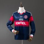 Bayern Munich 1997-1998 Away Long Sleeve Retro Jersey - 图片 8