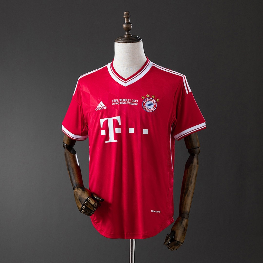 JER-6306_1 Bayern Munich 13/14 Home Retro Jersey - 图片 1