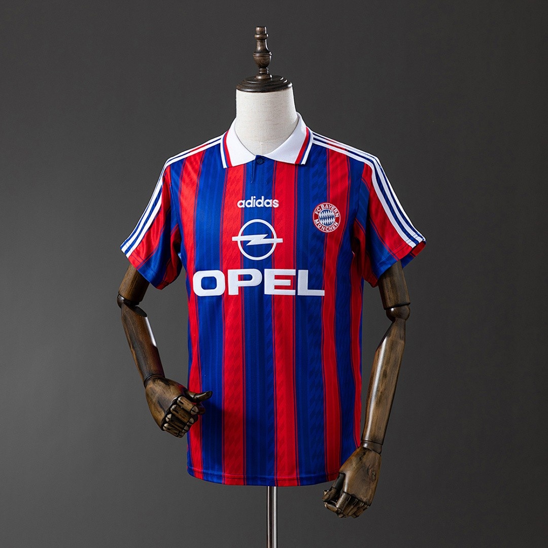 JER-6311_1 Bayern Munich 1995-1997 Home Retro Jersey - 图片 1