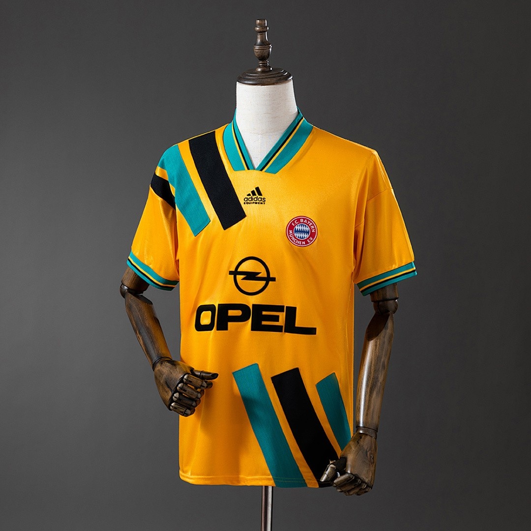 JER-6317_1 Bayern Munich 1993-1995 Away Retro Shirt - 图片 1