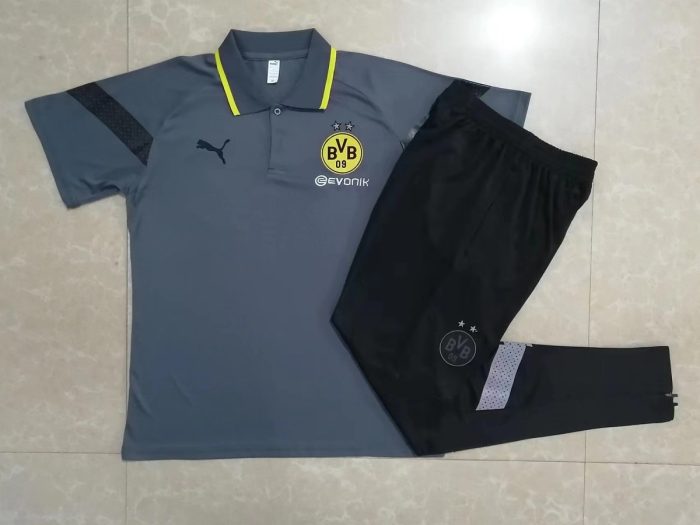 Borussia Dortmund 23-24 Grey Polo - 图片 9