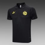 Borussia Dortmund 23-24 Polo Black - 图片 8