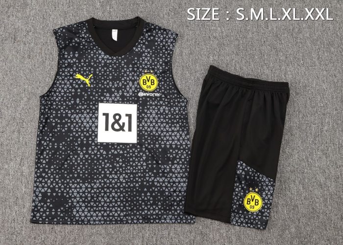 Borussia Dortmund 23-24 Black Vest - 图片 2