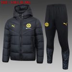 Borussia Dortmund 23-24 Black Cotton Jacket