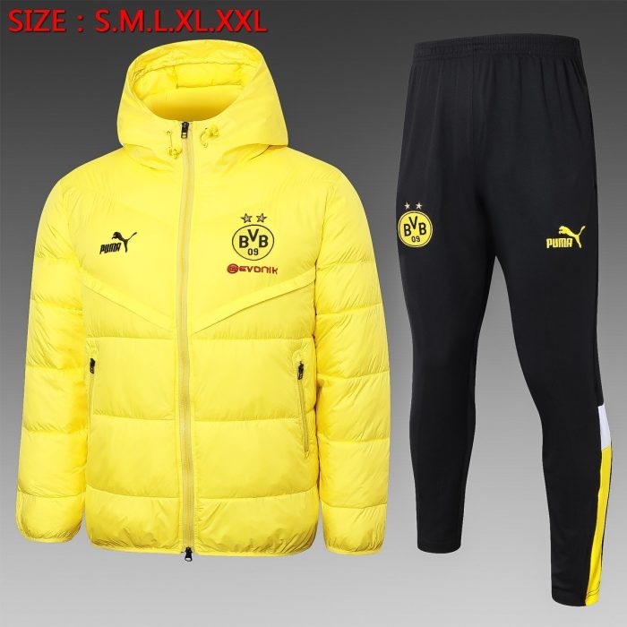 Borussia Dortmund 23-24 Yellow Padded Jacket - 图片 2