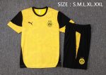 Borussia Dortmund Yellow Splatter Print Short Sleeve Training Shirt - 图片 2