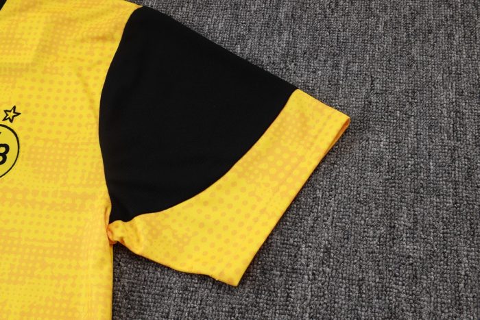 Borussia Dortmund Yellow Splatter Print Short Sleeve Training Shirt - 图片 5