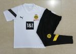 Borussia Dortmund 22-23 White Short Sleeve Training Suit (with Pants) - 图片 6