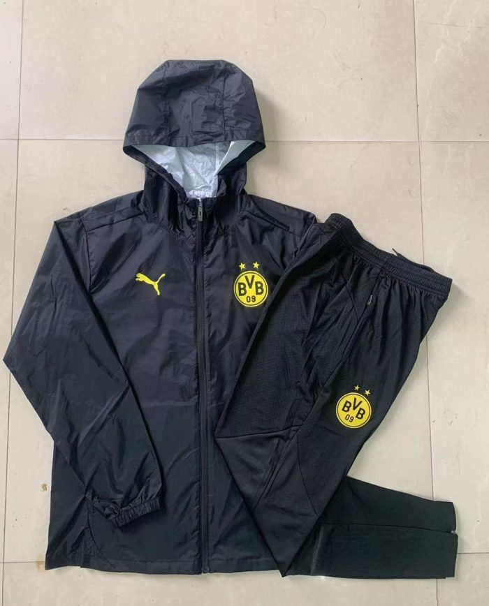Borussia Dortmund 24/25 Windbreaker Black - 图片 8