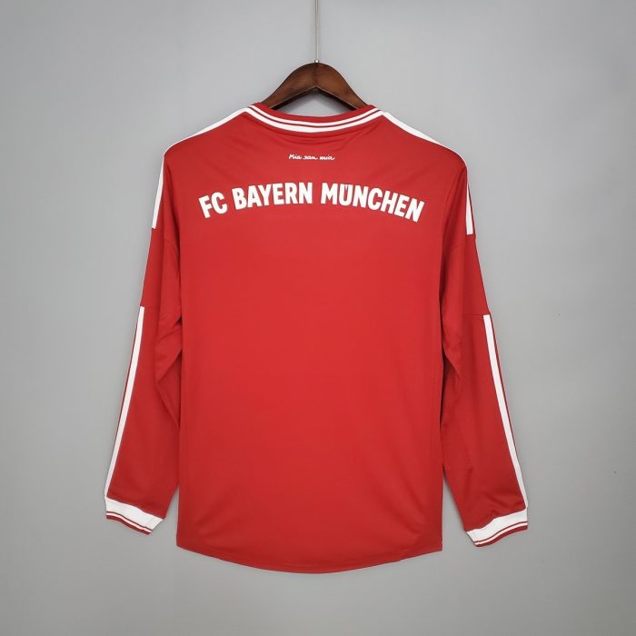 Bayern Munich 13/14 Champions League Home Retro Long Sleeve Jersey - 图片 2