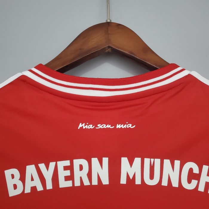 Bayern Munich 13/14 Champions League Home Retro Long Sleeve Jersey - 图片 3