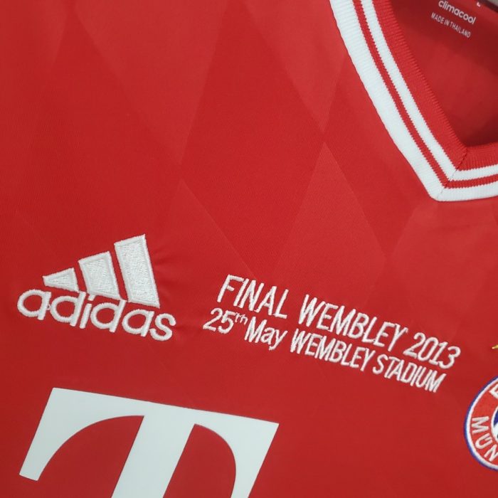 Bayern Munich 13/14 Champions League Home Retro Long Sleeve Jersey - 图片 7