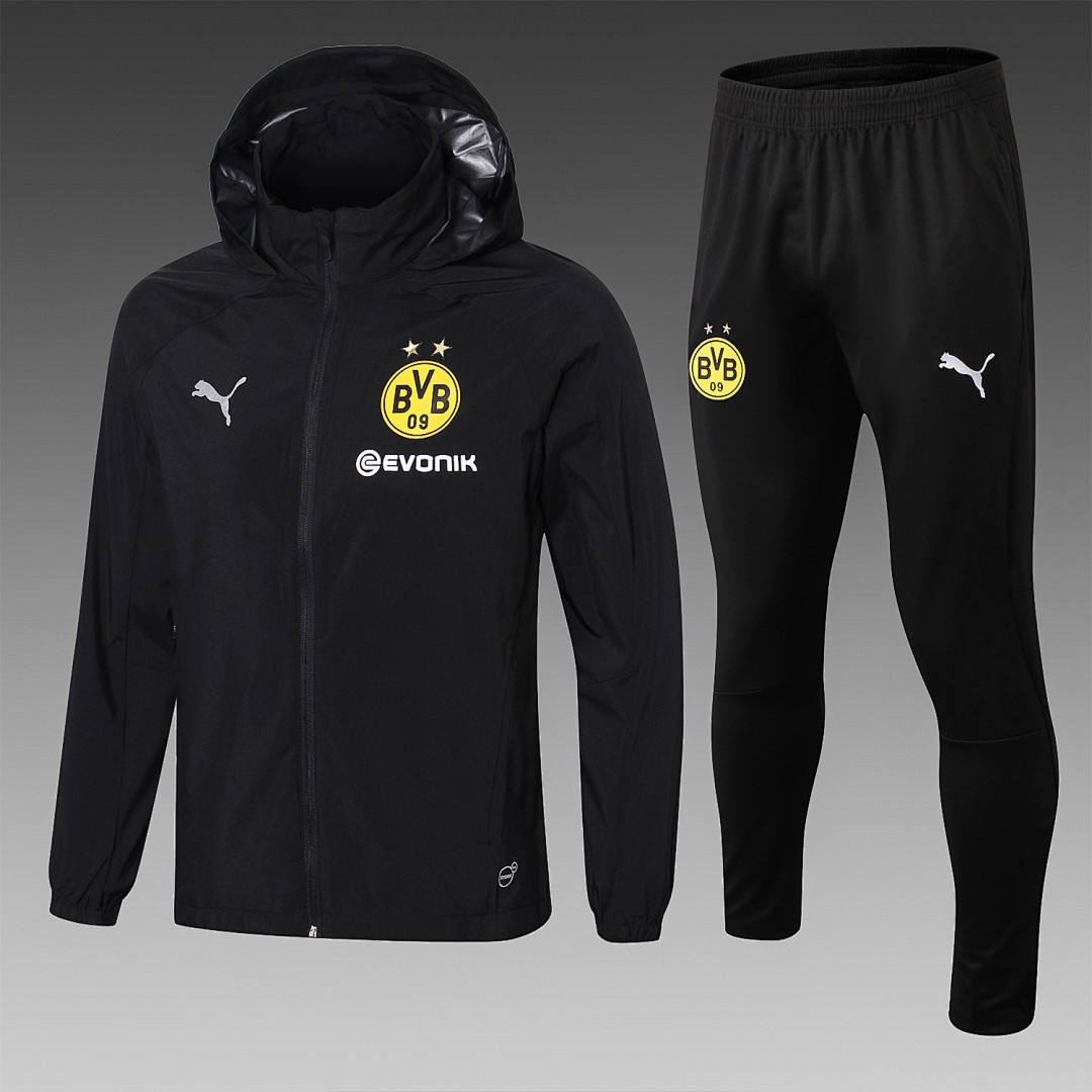 Borussia Dortmund 18-19 Black Windbreaker