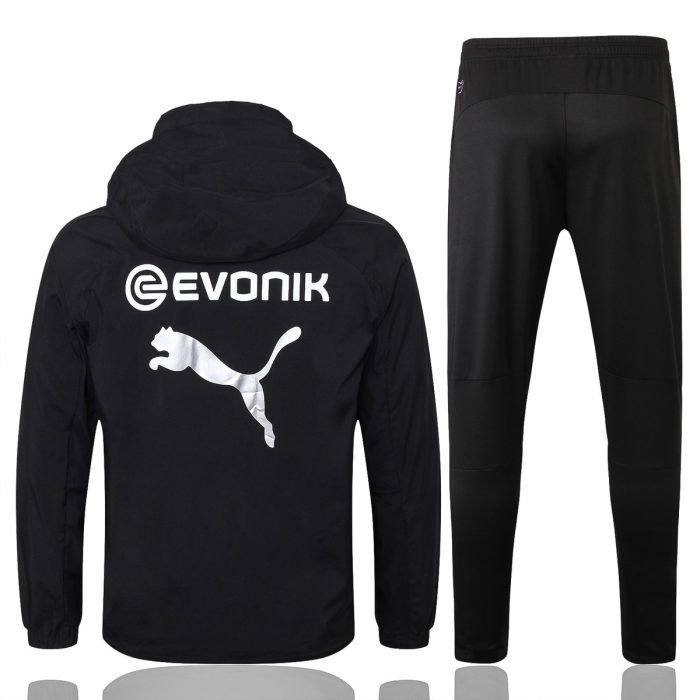 Borussia Dortmund 18-19 Black Windbreaker - 图片 6