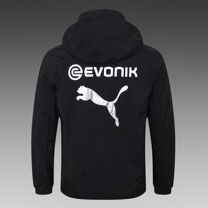 Borussia Dortmund 18-19 Black Windbreaker - 图片 7
