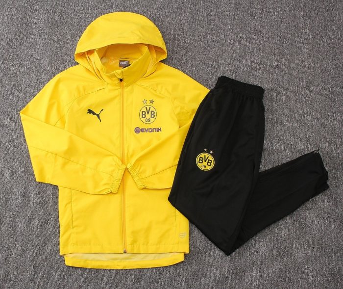 Borussia Dortmund 18-19 Yellow Windbreaker - 图片 3