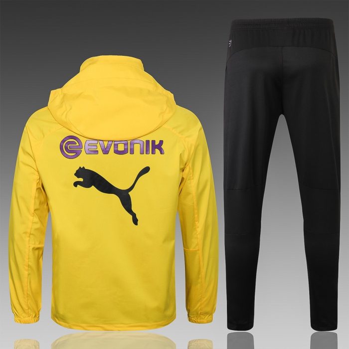 Borussia Dortmund 18-19 Yellow Windbreaker - 图片 4