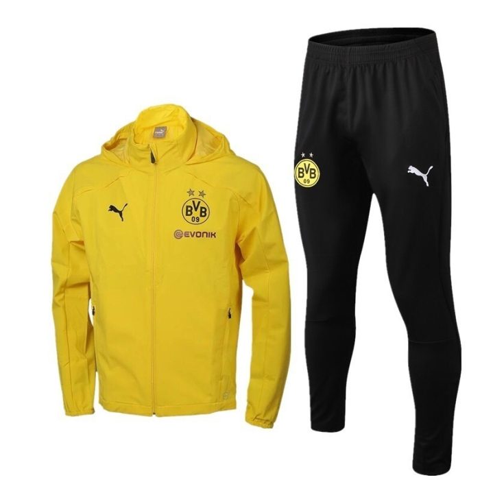 Borussia Dortmund 18-19 Yellow Windbreaker - 图片 9