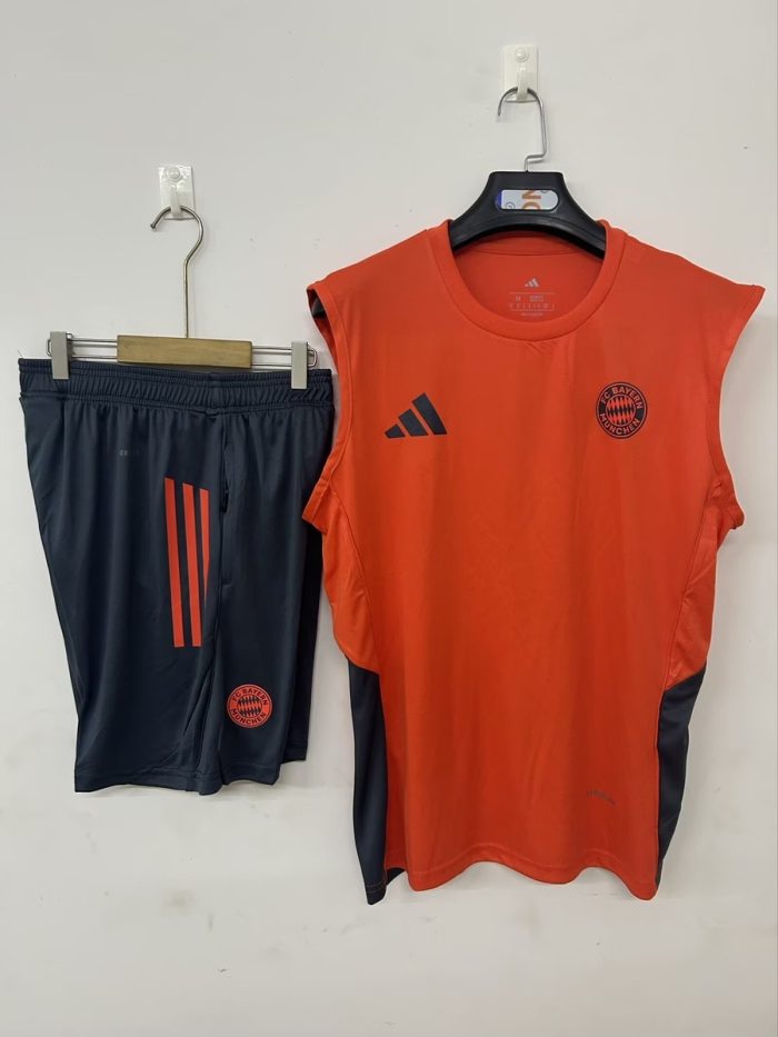 Bayern Munich 25/26 Training Suit Orange - 图片 2