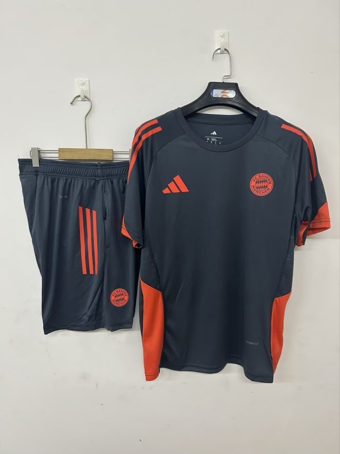 Bayern Munich 25/26 Training Uniform Black Gray - 图片 2