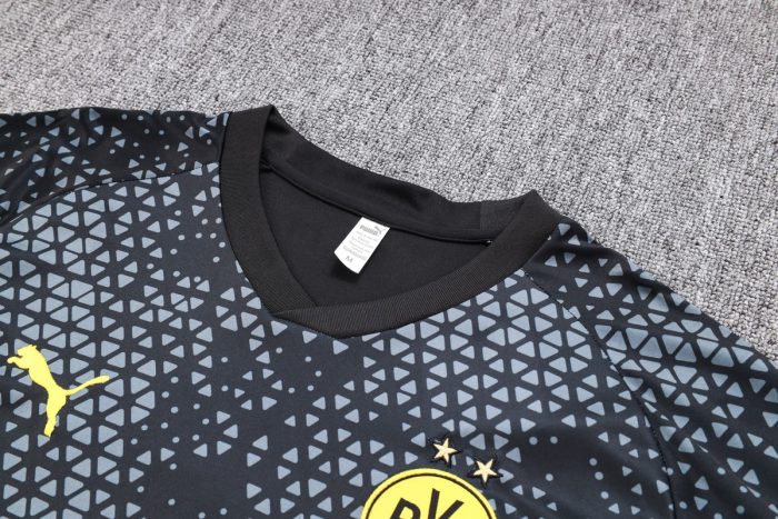 Borussia Dortmund 23-24 Black Short Sleeve Training Shirt - 图片 7
