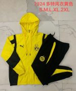 Borussia Dortmund 23-24 Yellow Windbreaker - 图片 9