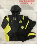 Borussia Dortmund 23-24 Windbreaker Black - 图片 9