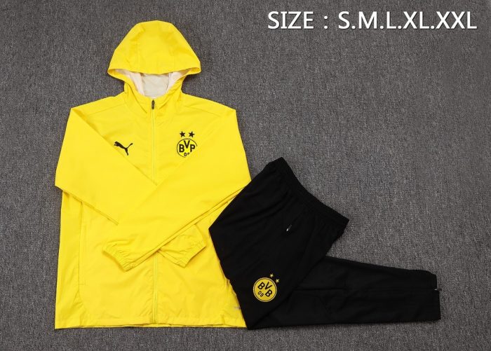 Borussia Dortmund 24/25 Windbreaker Yellow - 图片 2