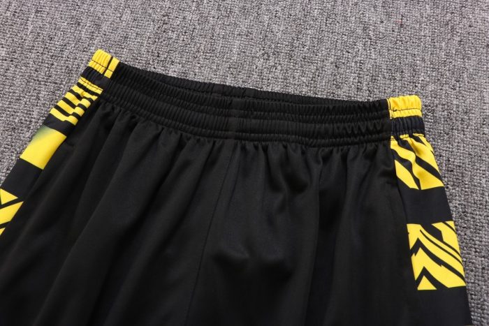 Borussia Dortmund 22/23 Short Sleeve Full Body Splatter Gray Training Suit - 图片 6