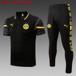 Borussia Dortmund 22/23 Polo Shirt Black