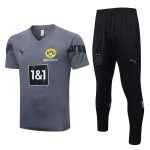 Borussia Dortmund 22-23 Grey Short Sleeve Training Suit - 图片 4